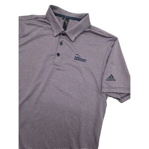 The Rookery Marco Golf Adidas Men's Striped Polo Shirt - M